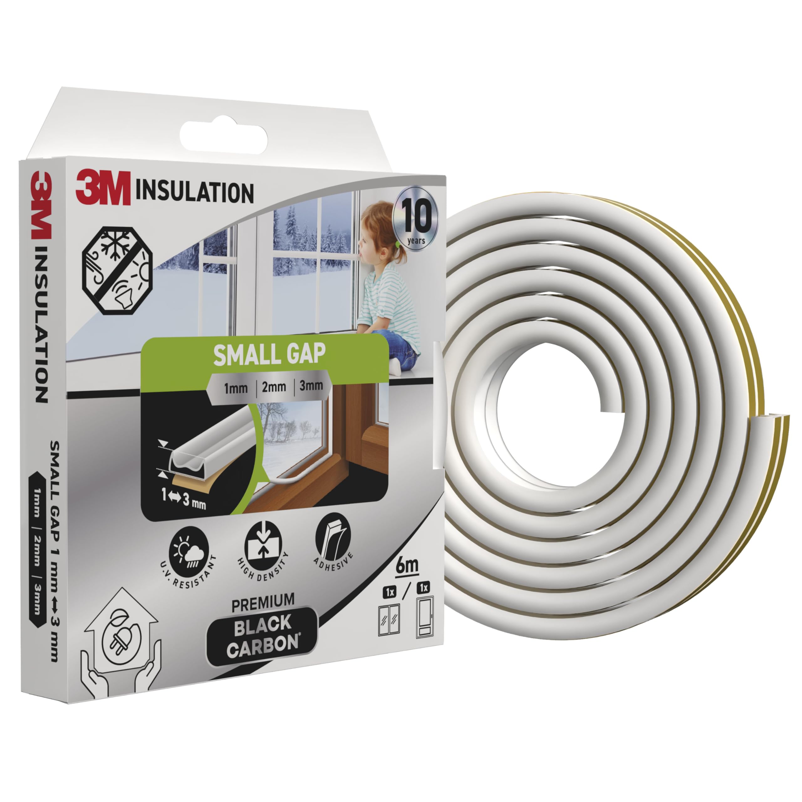 3M - Insulation Seal - White - 6M