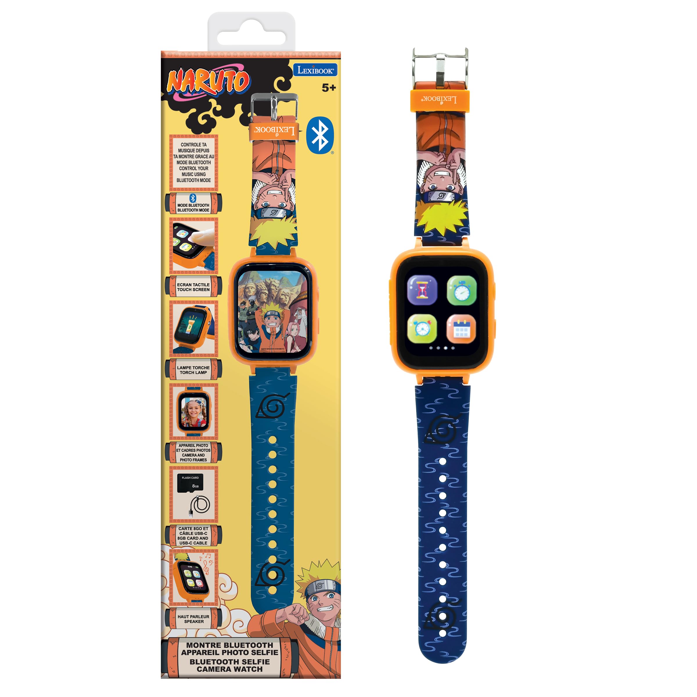 LEXIBOOK Naruto Bluetooth Watch DMW071NA