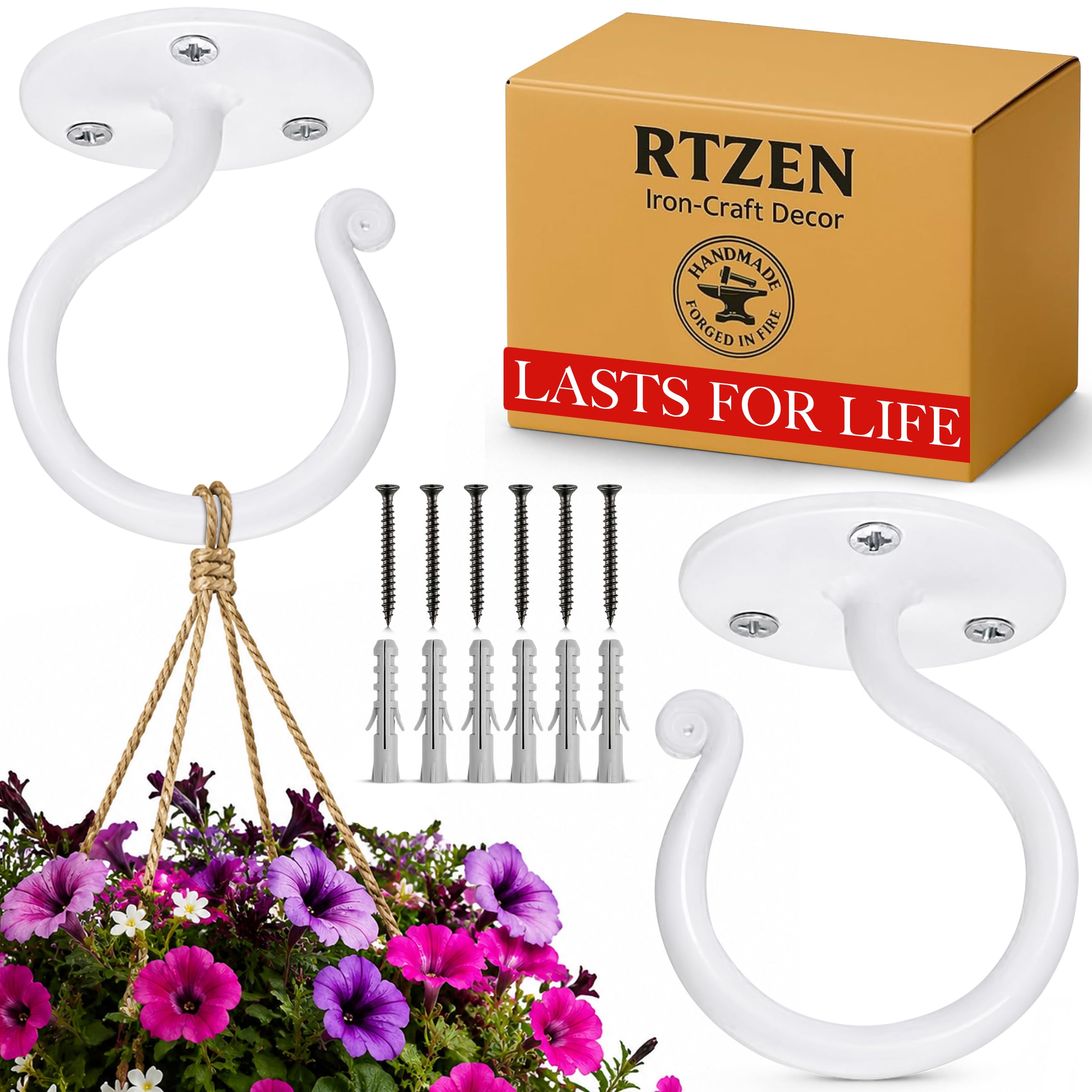 RTZEN Plant Hangers Outdoor or Indoor - home storage hooks | Mubboo