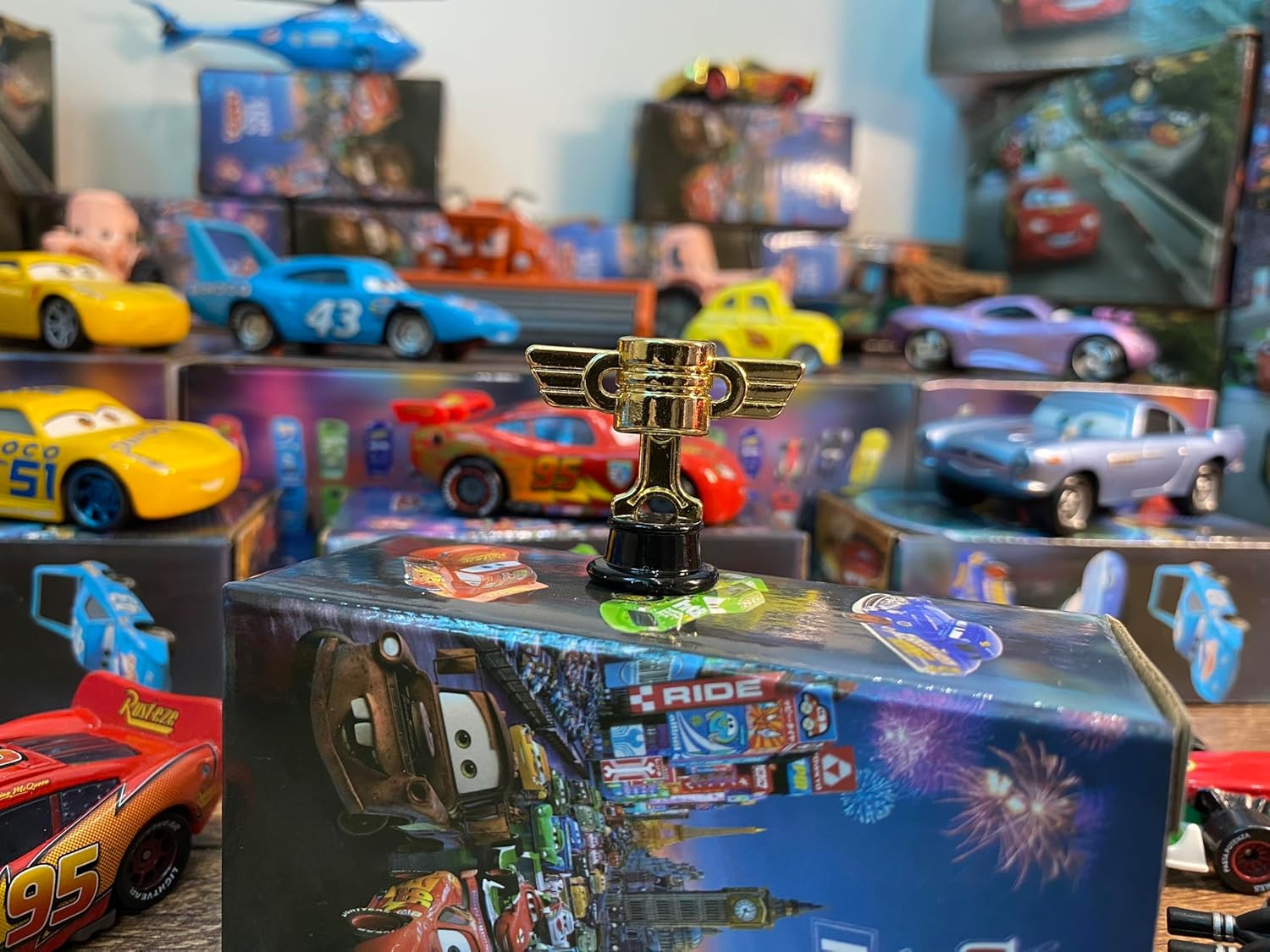 Die-Casting Racers Toy Cars, Safety Alloy Material for Childs, Beauty Color Box Packaging for Your Son Birthday or Christmas Gifts, Inspired by Favorite Characters, Gift for 3+ Years Old (Piston Cup)