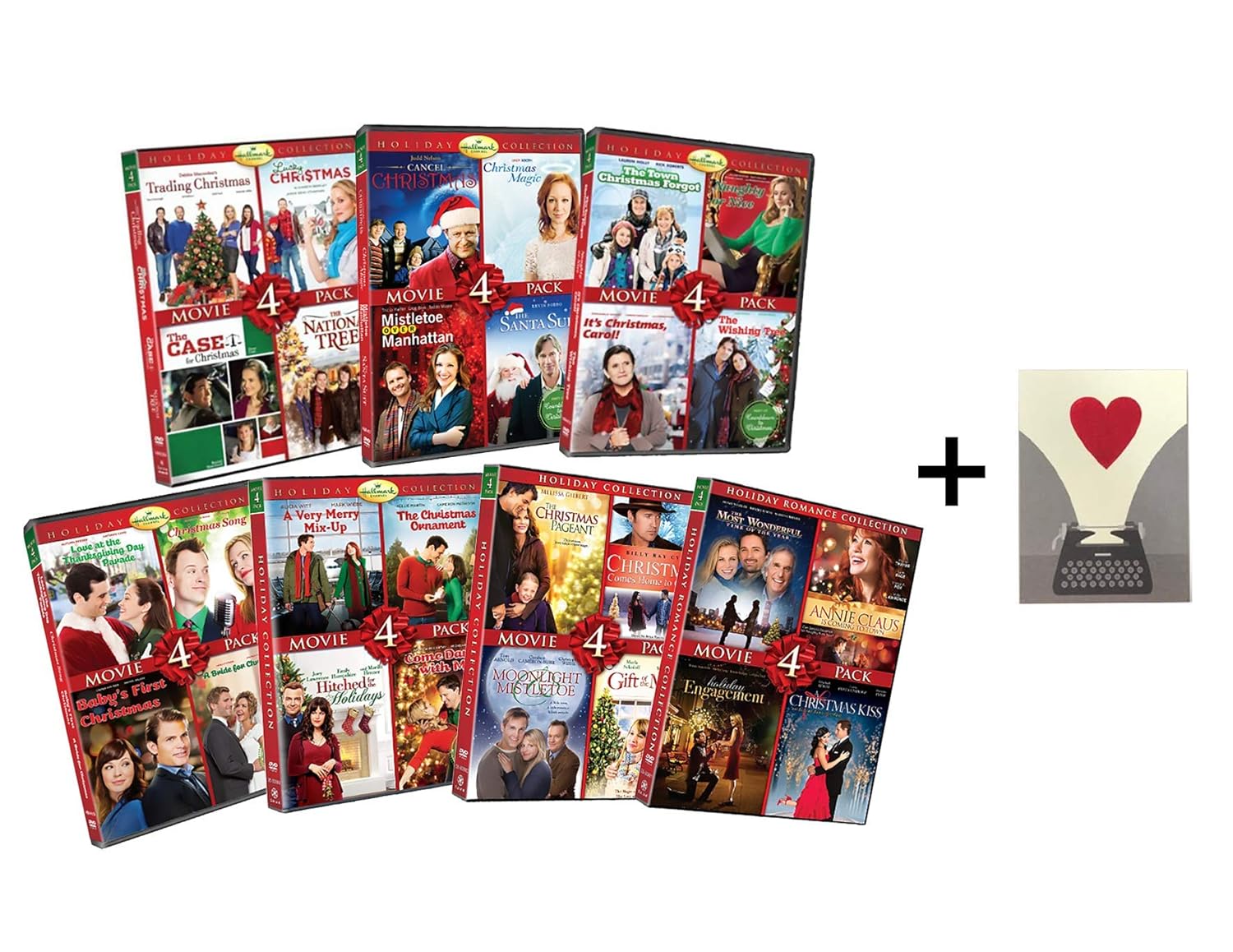 Hallmark Holiday Romance 28 Movie Collection DVD Set