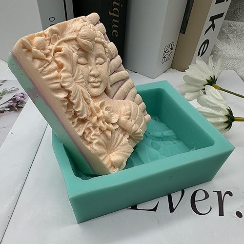 Vista 60 de Maitreya Buddha Design - Molde de vela de silicona perfumado, molde de cera de jabón perfumado, molde de silicona 3D para aroma, yeso, resina