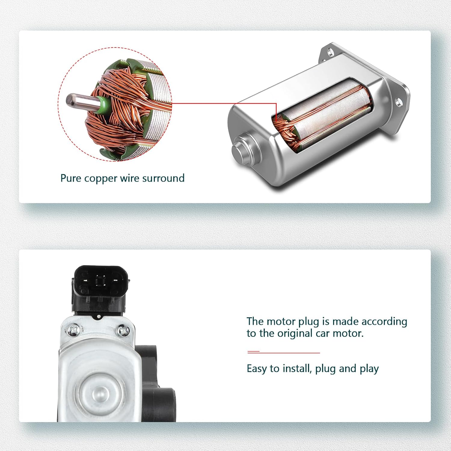 FINDAUTO 751-119 Front Left Driver Side Power Window Regulator with Motor Assembly Compatible for 2016-2020 for Honda Civic