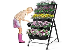 Homdox 5-Tier Vertical Raised Garden Bed