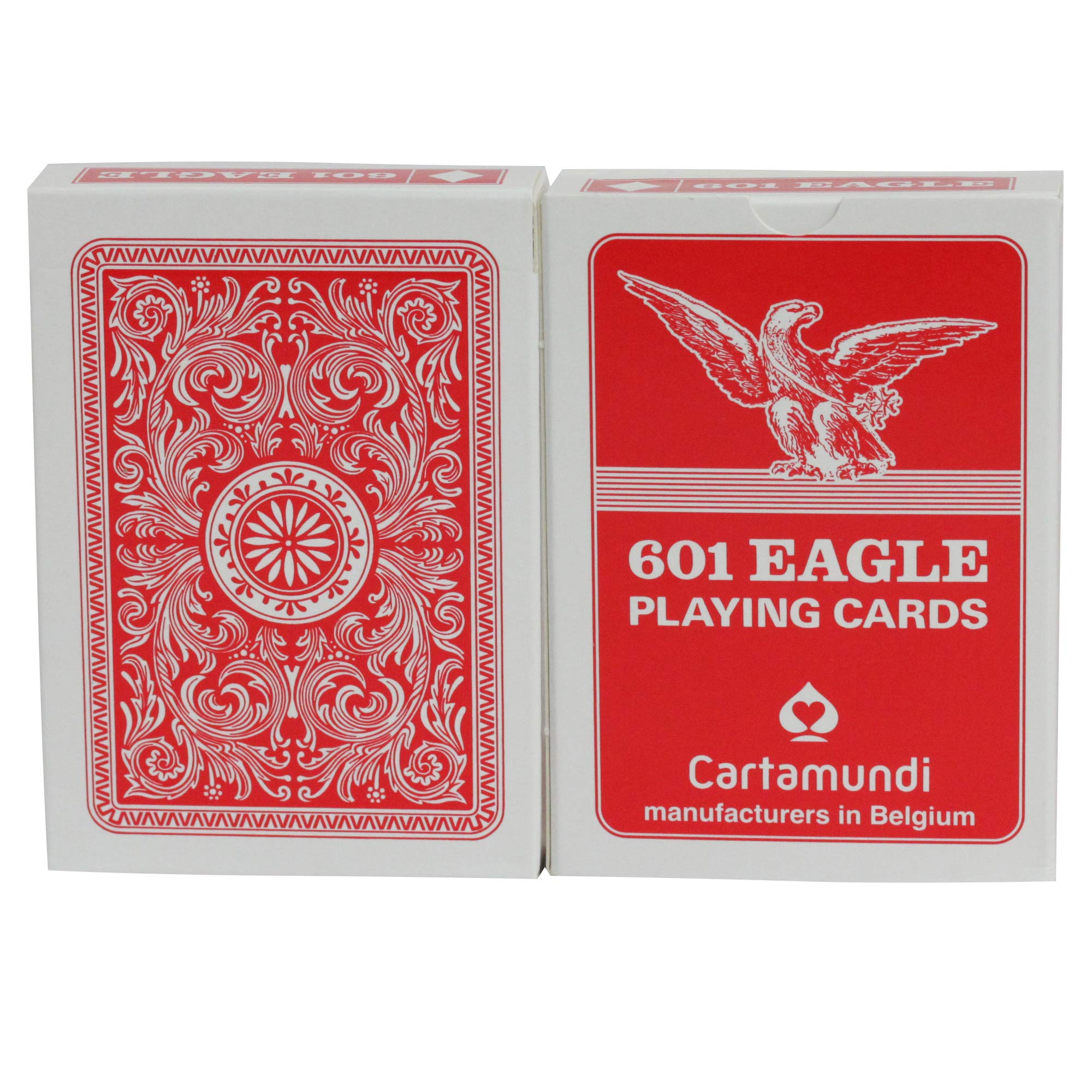 Global Playing Cards レッド・ブルーセット Eagle 601 playing cards - smooth finish - mixed 12 display