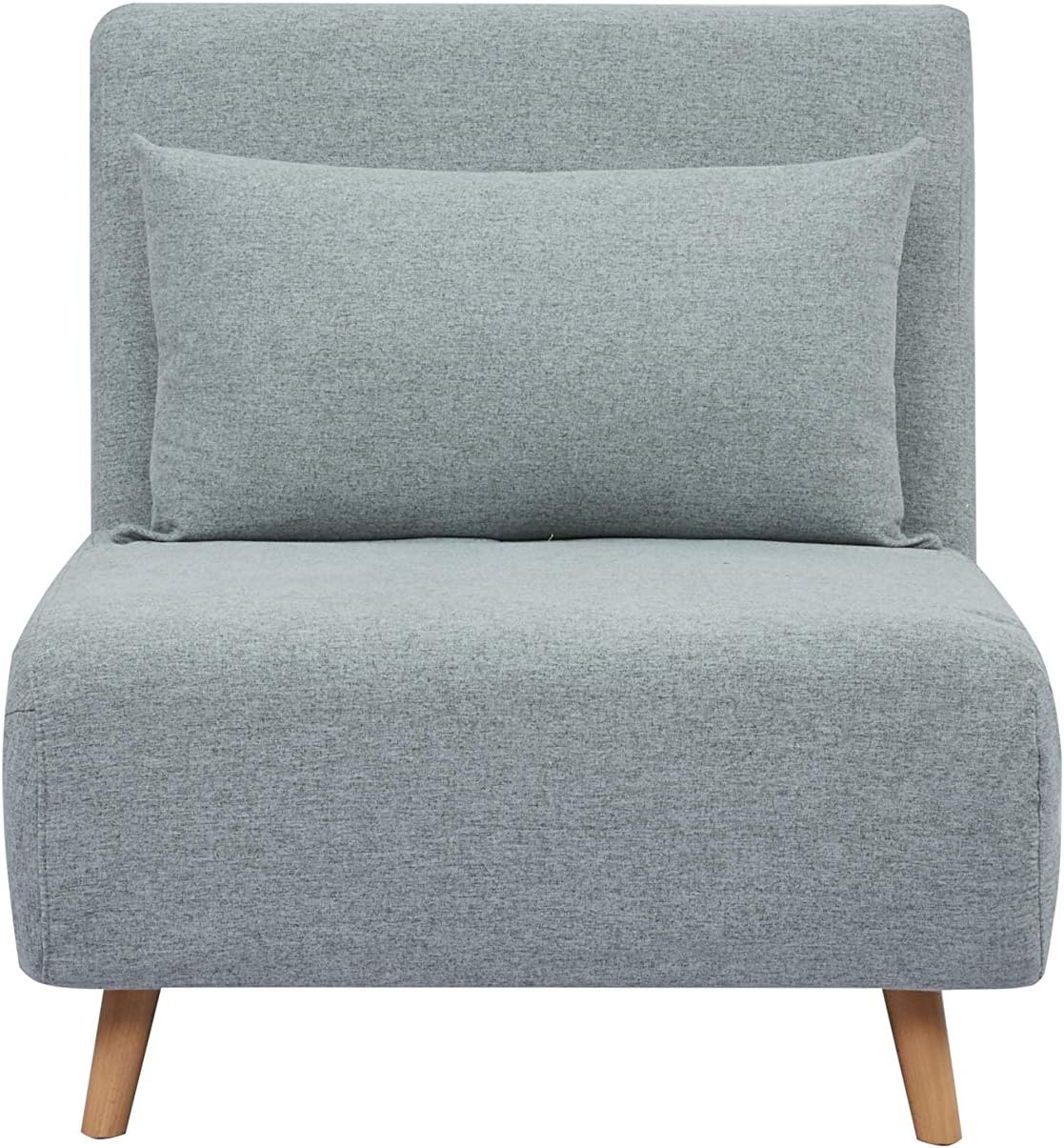 Amazoncom Ad Home Tustin Fabric Twin Sleeper Convertible Chair Futon Sofa Bed With Pillow Included