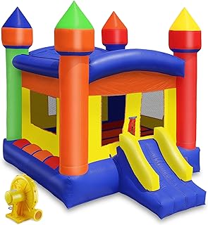 Cloud 9 Commercial Grade 13' x 13' Castle Bounce House with Blower - 100% PVC Inflatable Bouncer