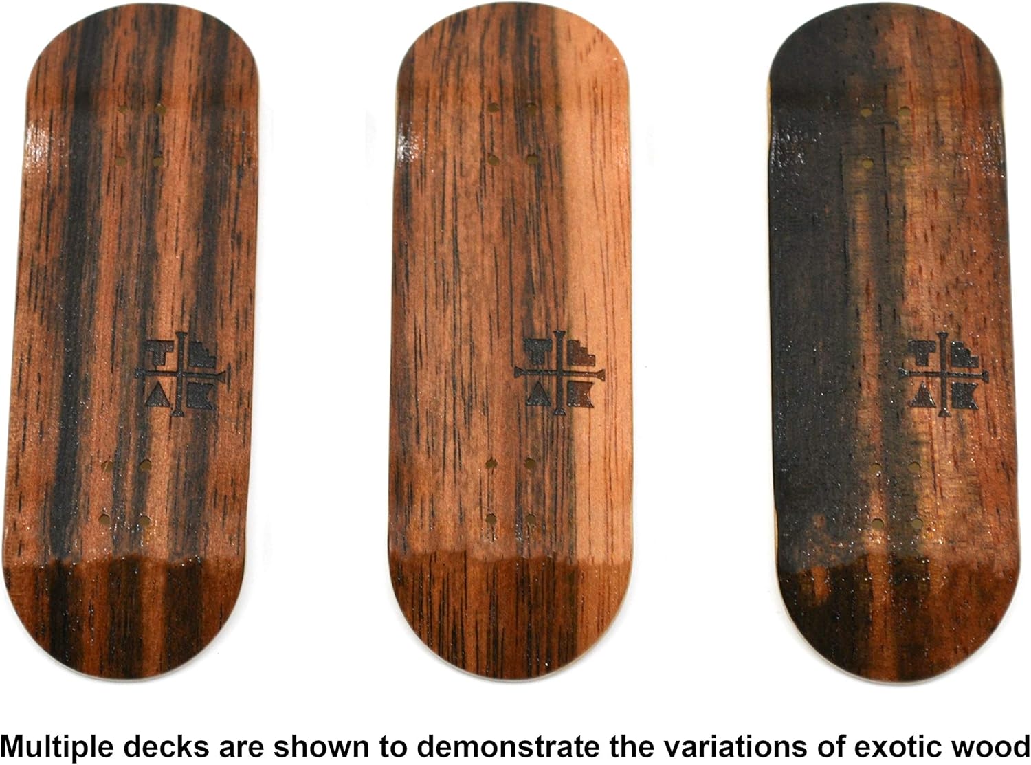 Buy Teak Tuning Prolific Wooden Fingerboard Deck, Two Tone 34mm x