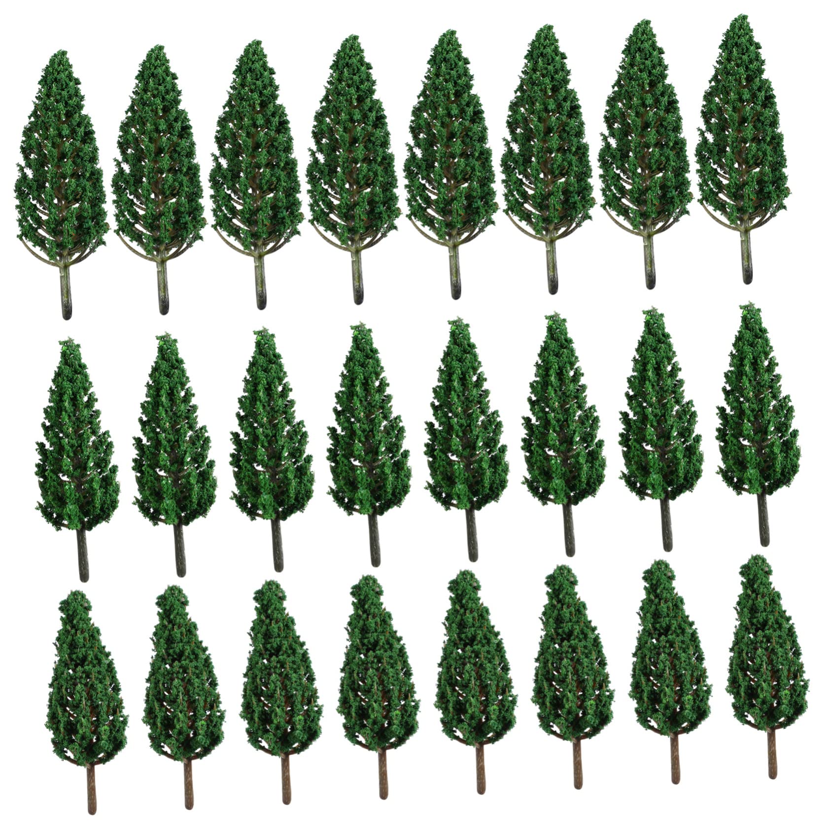 SHINEOFI 72pezzi Miniature Model Trees for Landscape Scenery Realistic Fake Trees for Train and Tables Craft Ornaments and Educational Play
