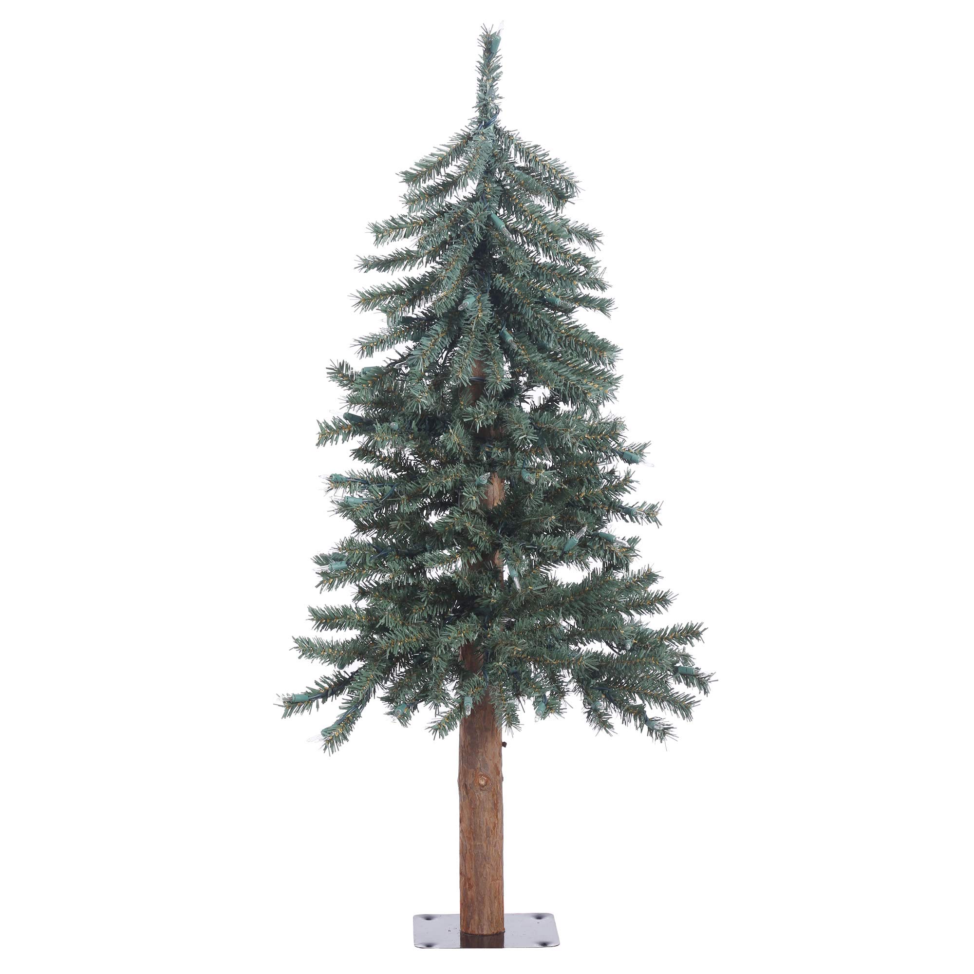 洋楽 Treal Amazon.com: Vickerman 3' Natural Bark Alpine Artificial Christmas