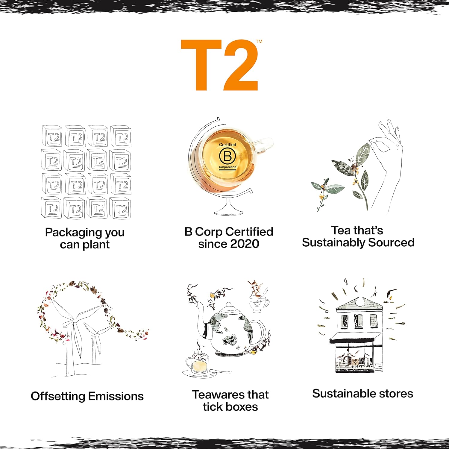 T2 Tea - Just Peppermint Herbal Tea, Loose Leaf Herbal Tea in Resealable Refill Bag, 120g (4.2oz)