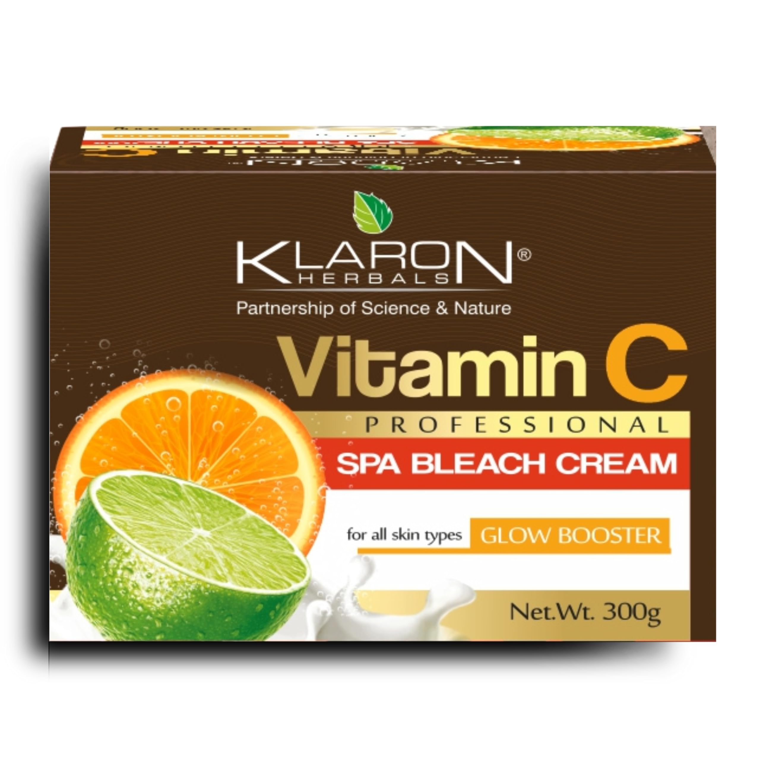 KLARON Vitamin C Spa Bleach Cream: Reduce Dullness, Remove Tan, Antioxidant Protection, Hydrate & Nourish Your Skin with free bleach 45gm