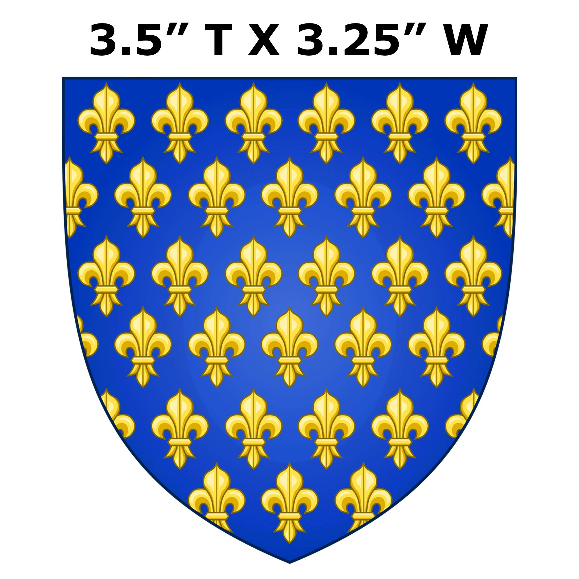 Patch Stemma Ricamato Franca Conte Emblema Stemma Bandiera