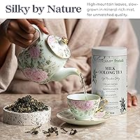 Vista 5 de Té de Hoja Suelta de Oolong con Leche – Té Premium Chino de Oolong 1 lb Doble Aroma Lácteo y Sabor Suave Lata de Té de Hoja Suelta a Granel Té