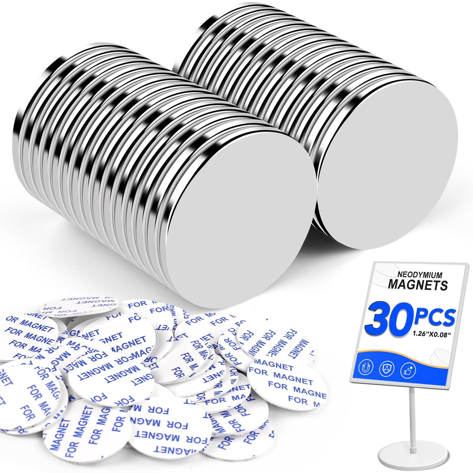 LOVIMAG Strong Magnets Neodymium Magnet 12 Pack Rare Earth 1.26x1/8 inches — Amazon image 20