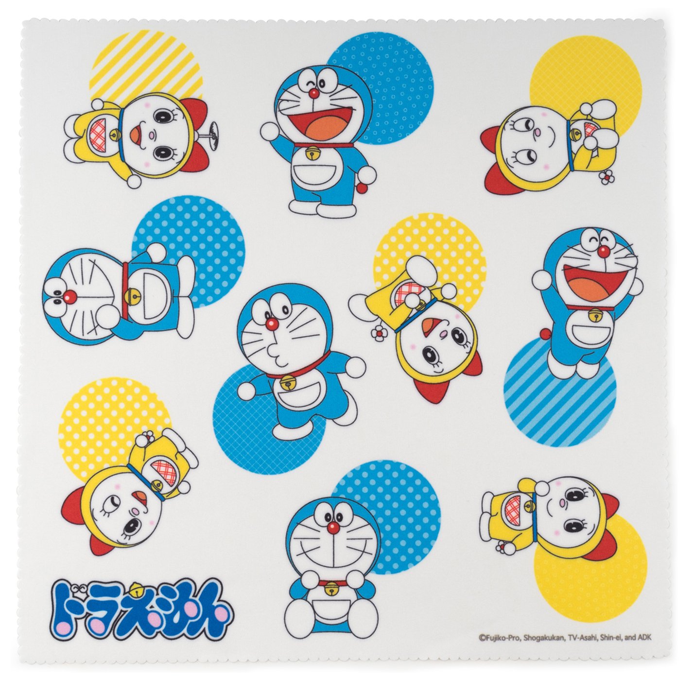 Amazon.co.jp: ドラえもん クリーニングクロス 超極細繊維 19.5cm×19.5