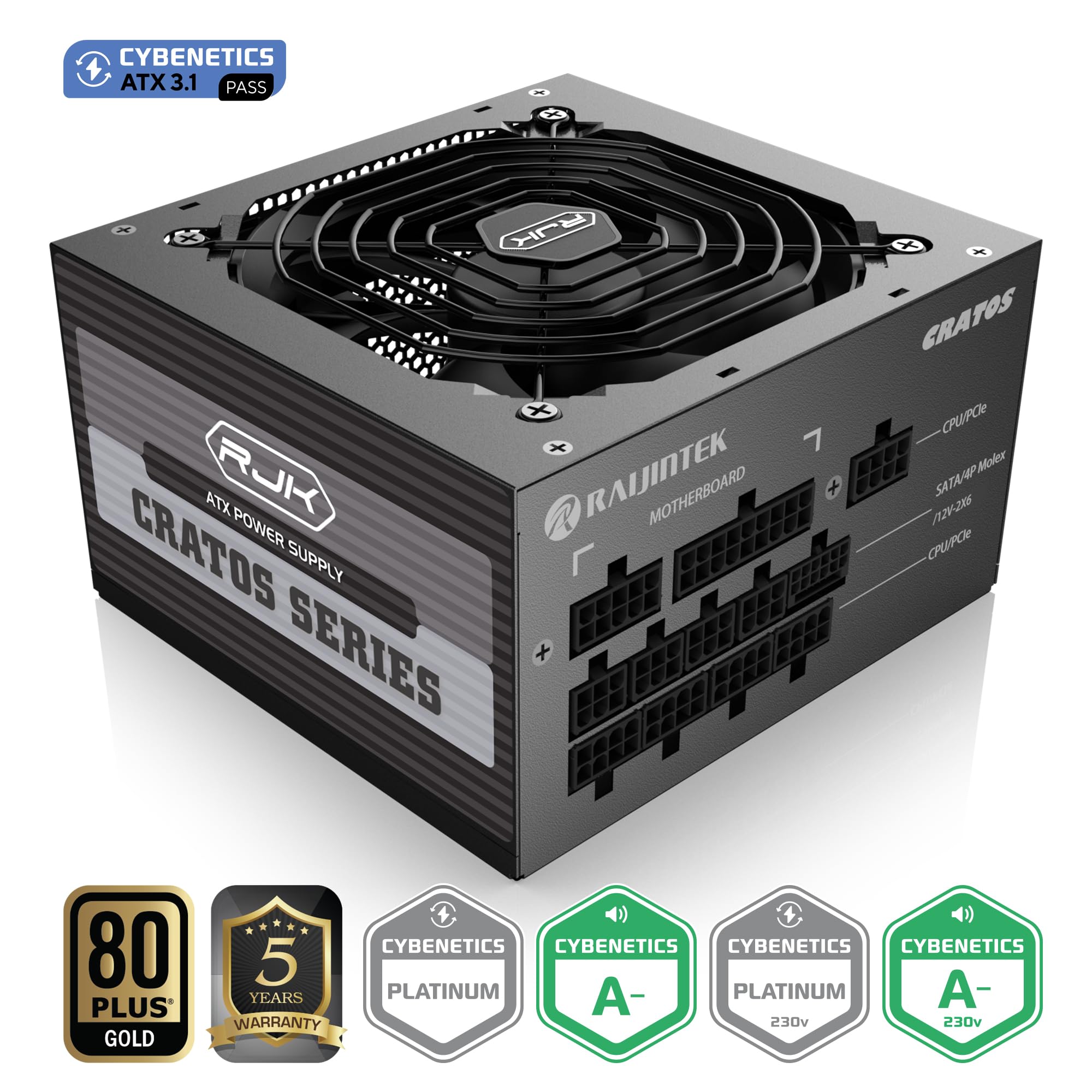 RAIJINTEK CRATOS 1200 1200W 電源ユニット Amazon | RAIJINTEK CRATOS 1200 BLACK 電源ユニット ATX3.0/3.1対応