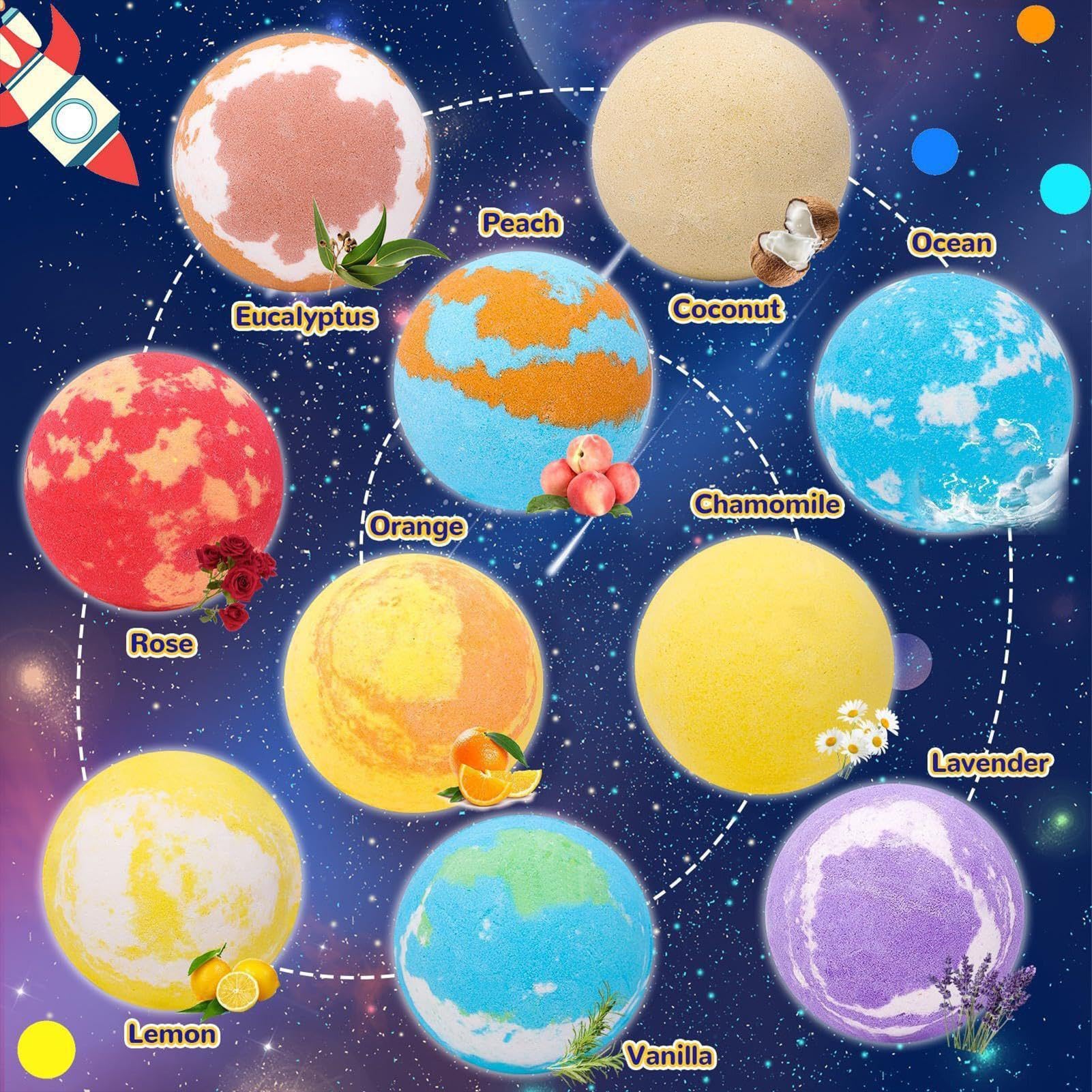 Bagno di bolle per bambini, gioco colorato pianeta con sorprese | per vasca da bagno, piscina, giardino per bambini, ragazze, amici, tempo in famiglia, giochi acquatici, vasca da bagno