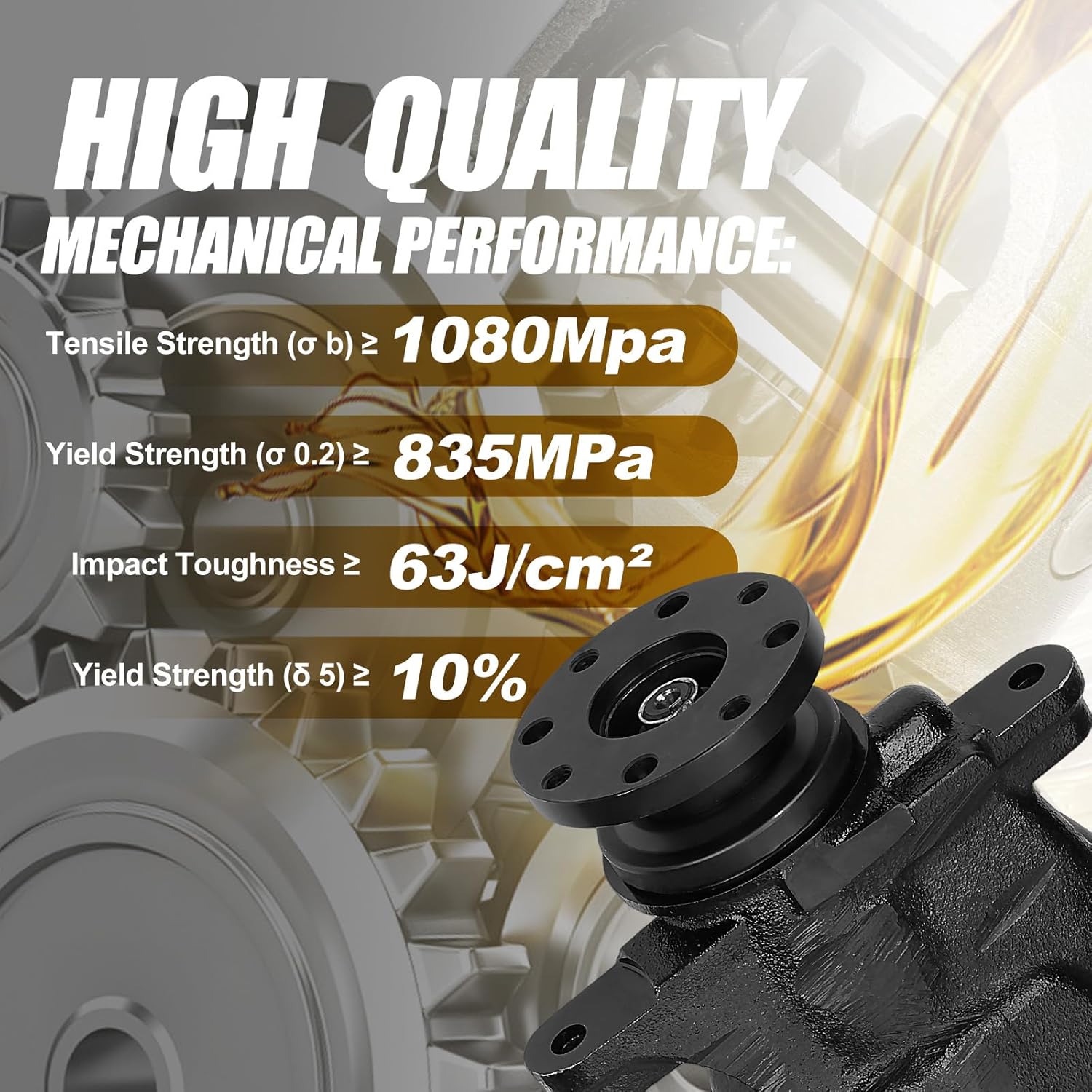 Rear Differential Assembly Fit for BMW X3 L6 3.0L 2007-2010,Differential Axle Carrier, For 4.44 Gear Ratio, 33107547090, 33107547091