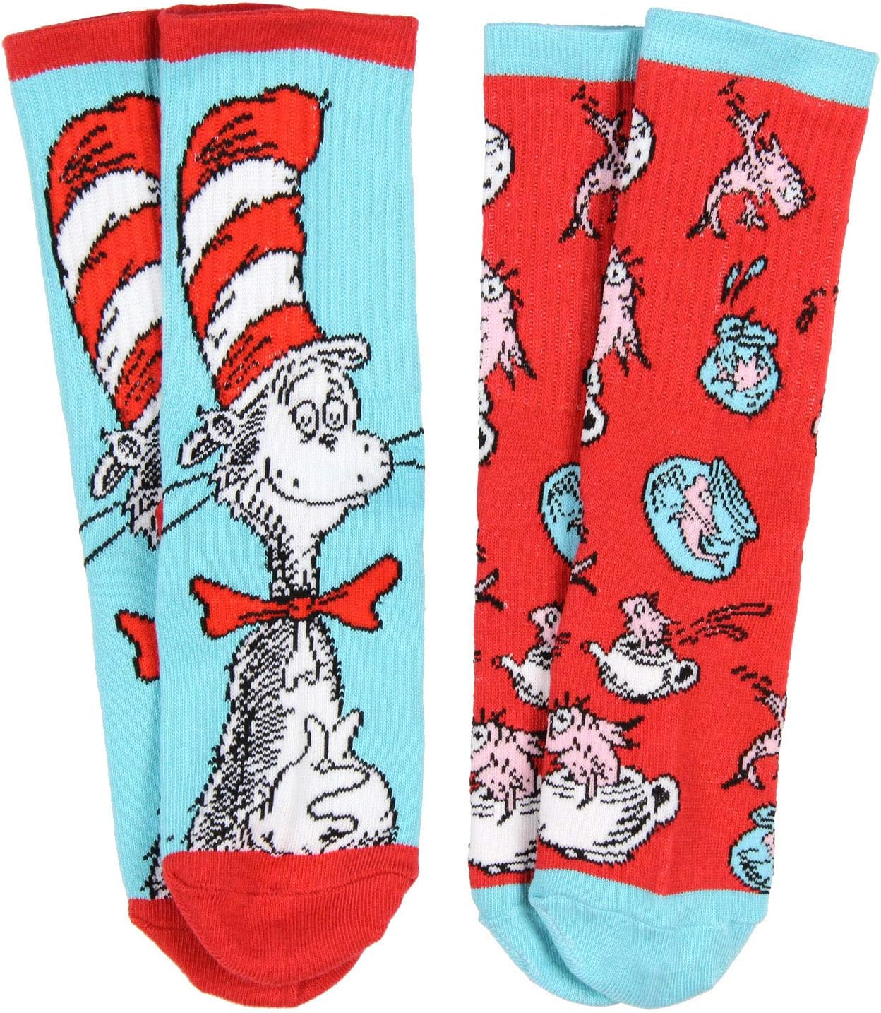 Bioworld Dr Seuss Kids How GRINCH Stole Christmas Week Of Socks Mix and Match Gift Box Set