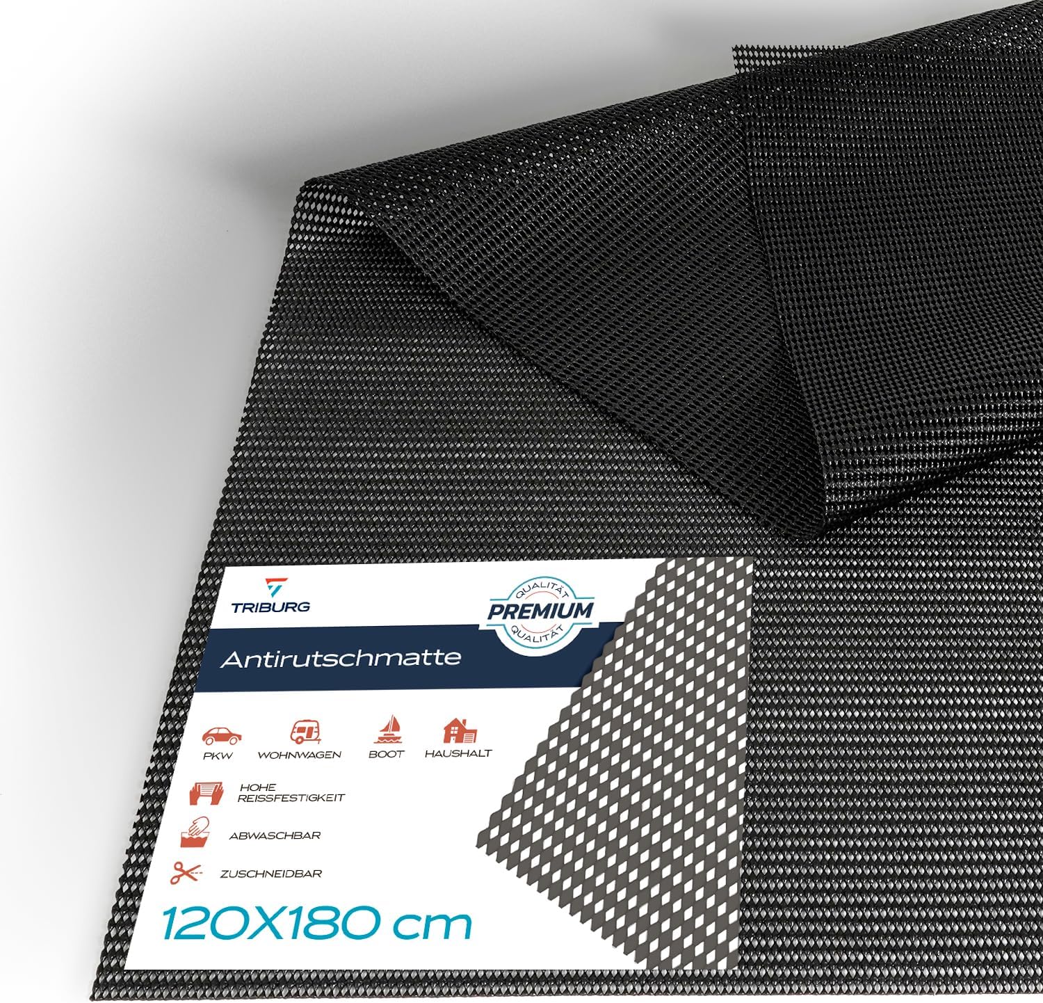 ALL EAZY Antirutschmatte 120x180cm - Teppichunterlage Zuschneidbar Rutschfest