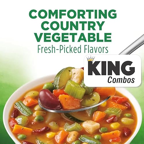 Miniatura 5 de Healthy Choice Country - Sopa de verduras para microondas, 14 onzas, código QR King Combos, paquete de (2)