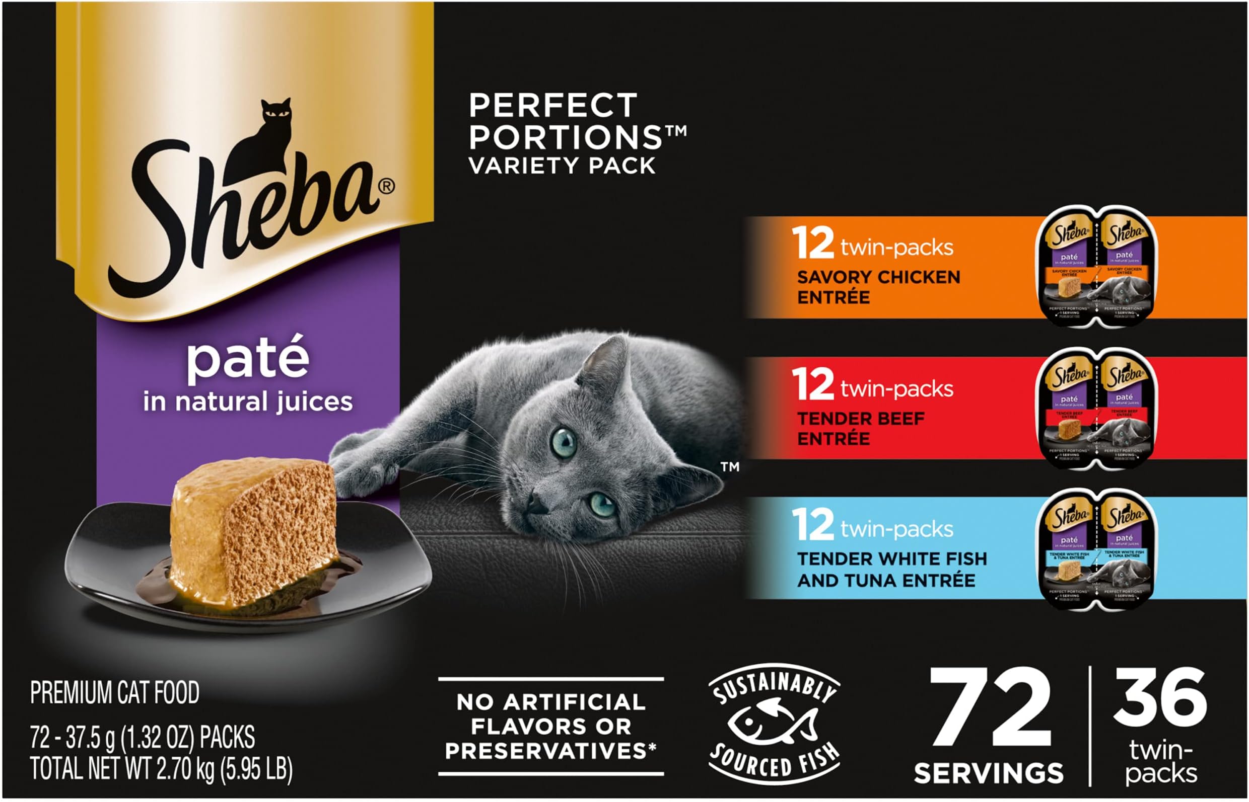 Sheba Cat Food Variety Pack Includes Sheba Pate Cat Food