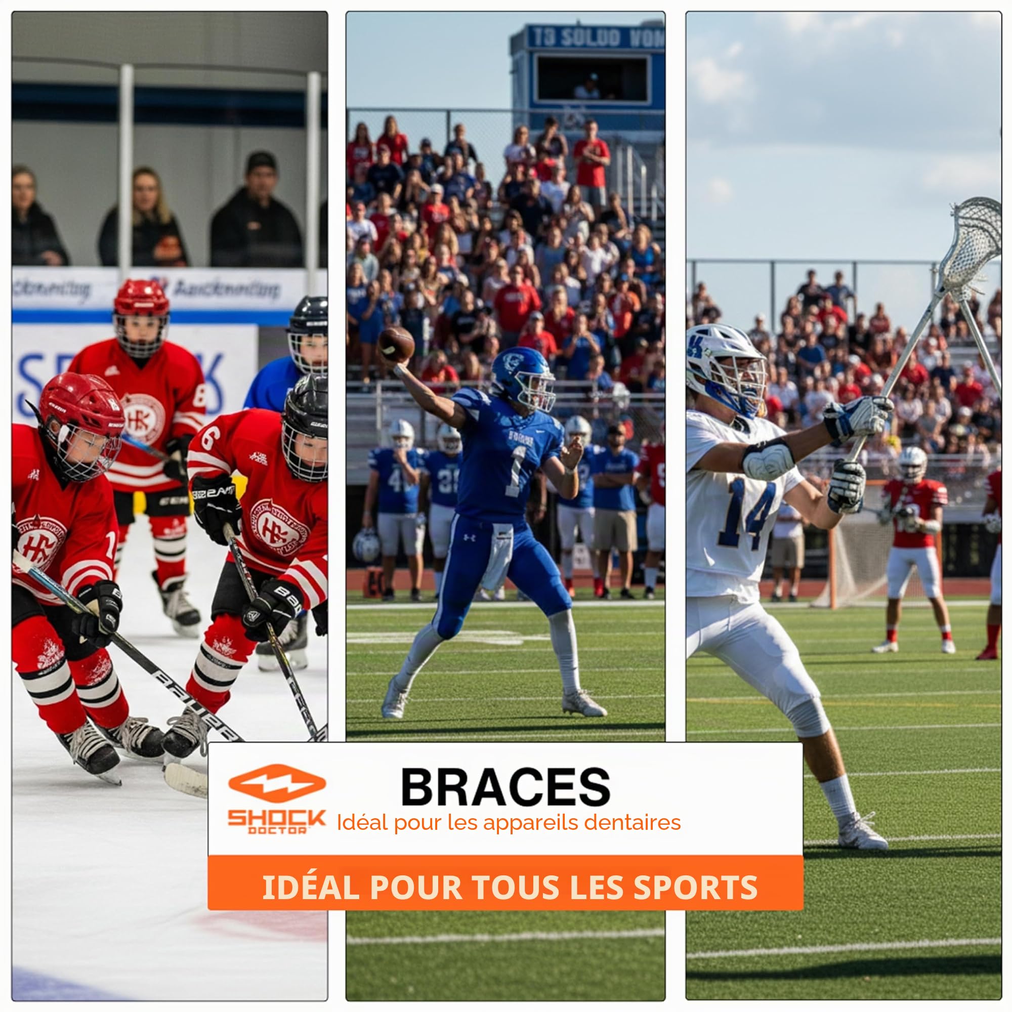 Shock Doctor Ultra Bretelles, Mixte, Ultra