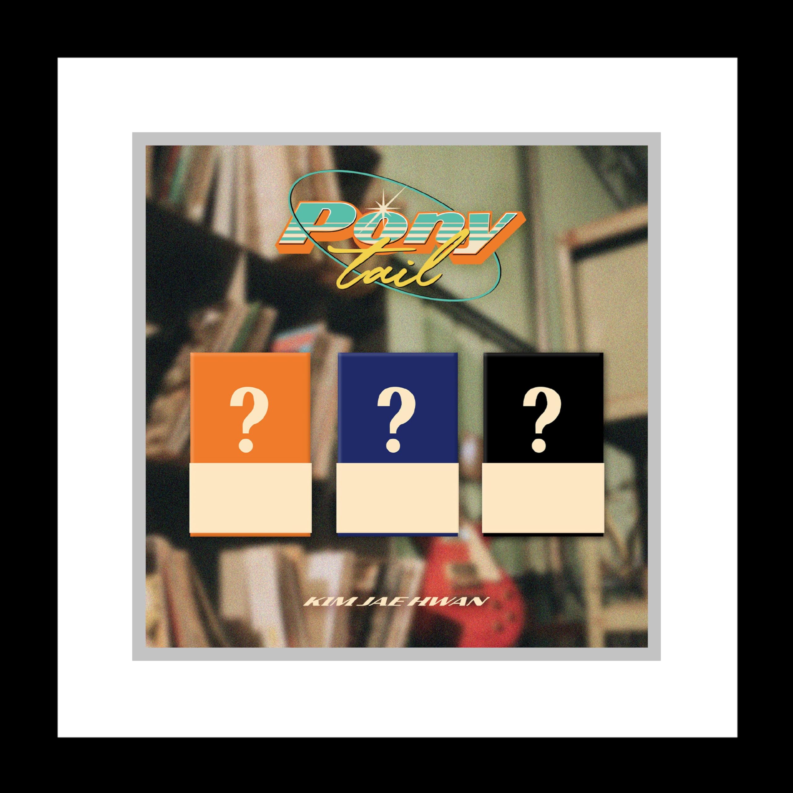 Kim Jaehwan Ponytail Album POCA Stage Version avec Photostand et QR Card