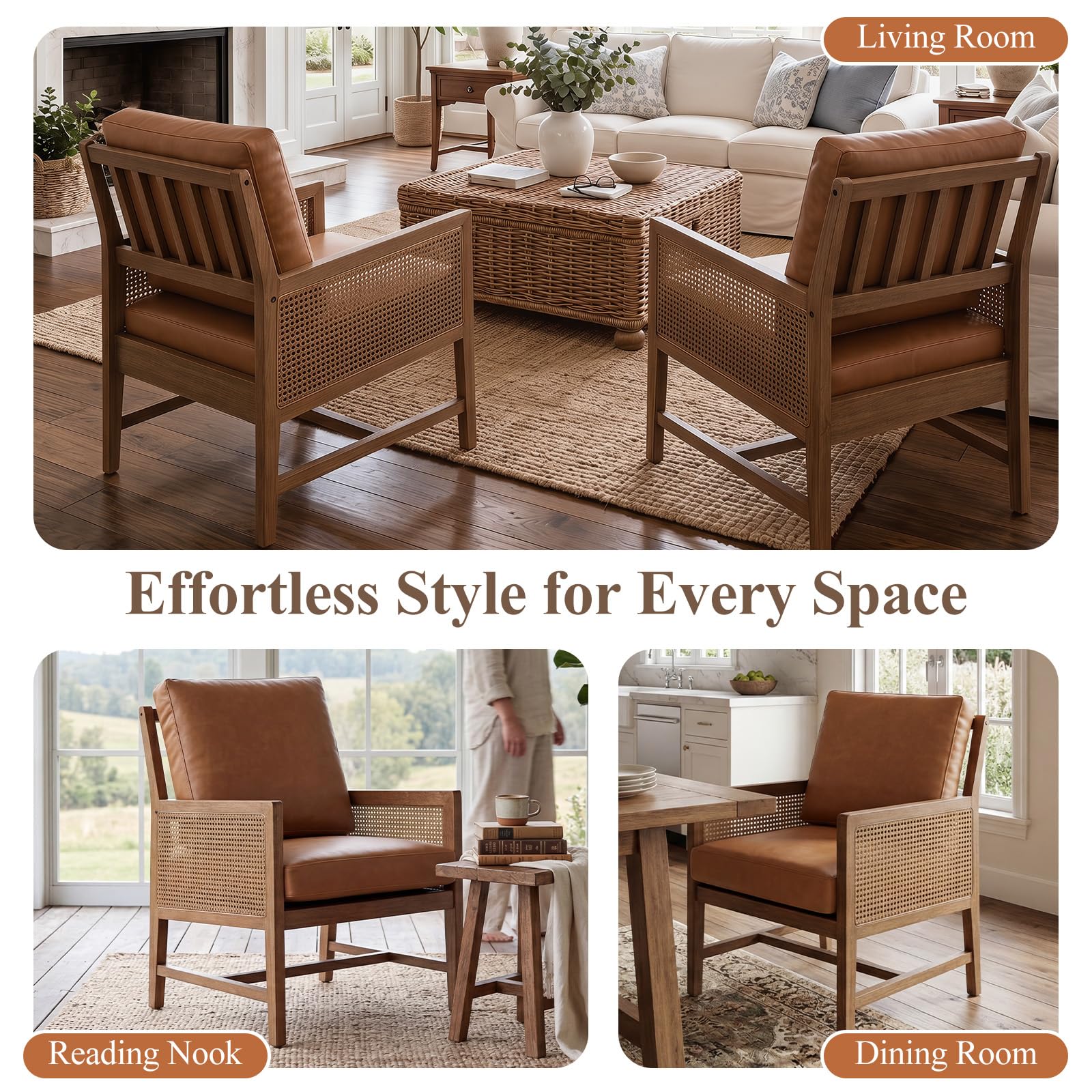 The 5 Best Cane Accent Chairs for 2026 1 Product photo