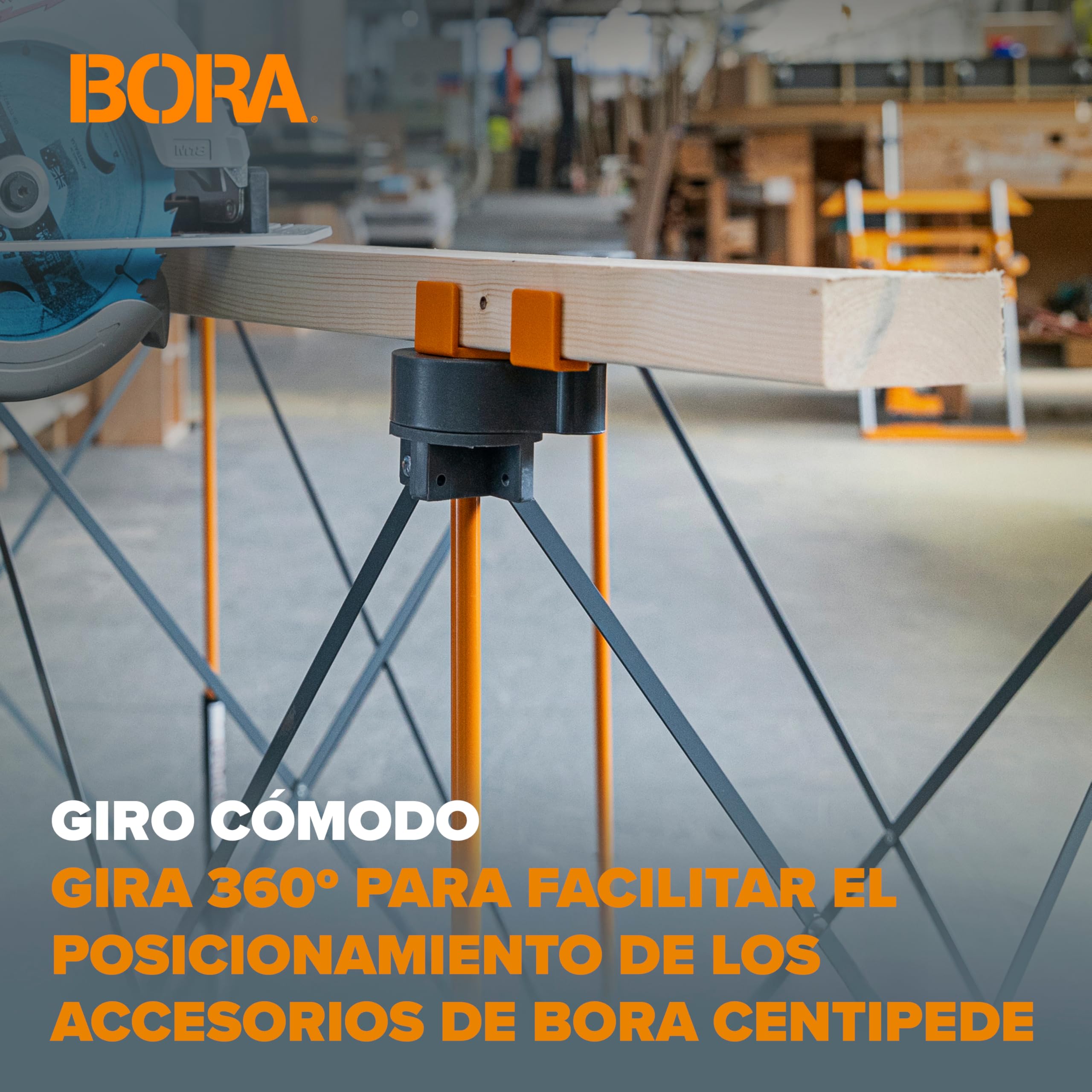 Set de 3 P‑Tops Bora Centipede para banco de trabajo y mesa de trabajo plegable, accesorios para mesa taller y banco trabajo