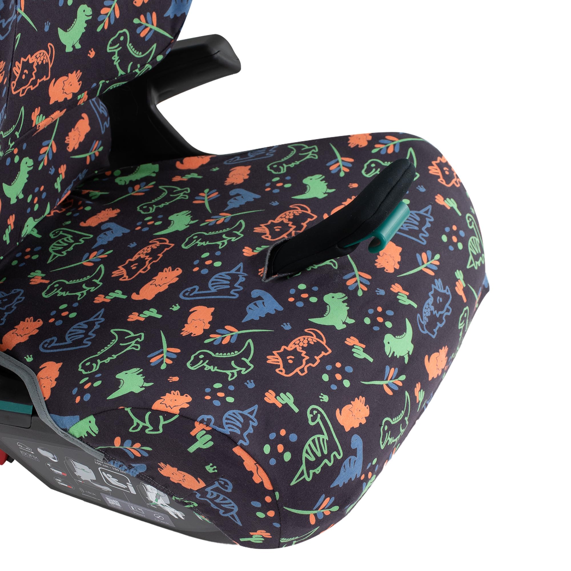 JYOKO KIDS Schutzhülle kompatibel mit Romer Kidfix (Romer Kidfix I-SIZE, Happy Dino)