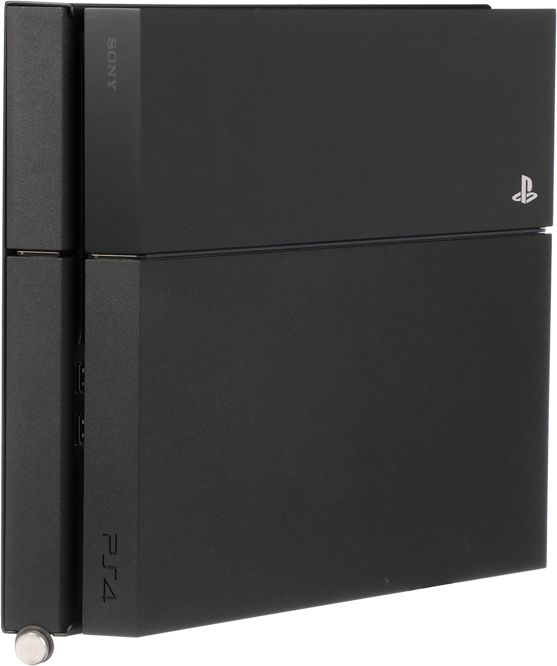 HumanCentric PS4 Mount (Black) | Mounts to Wall or Behind TV | Patent Pending