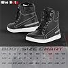 Zapatos de moto de cuero con puntera y talón reforzados, zapatilla de motocross para hombre, bota de turismo con cordones, suela de goma antideslizante, certificado CE 5