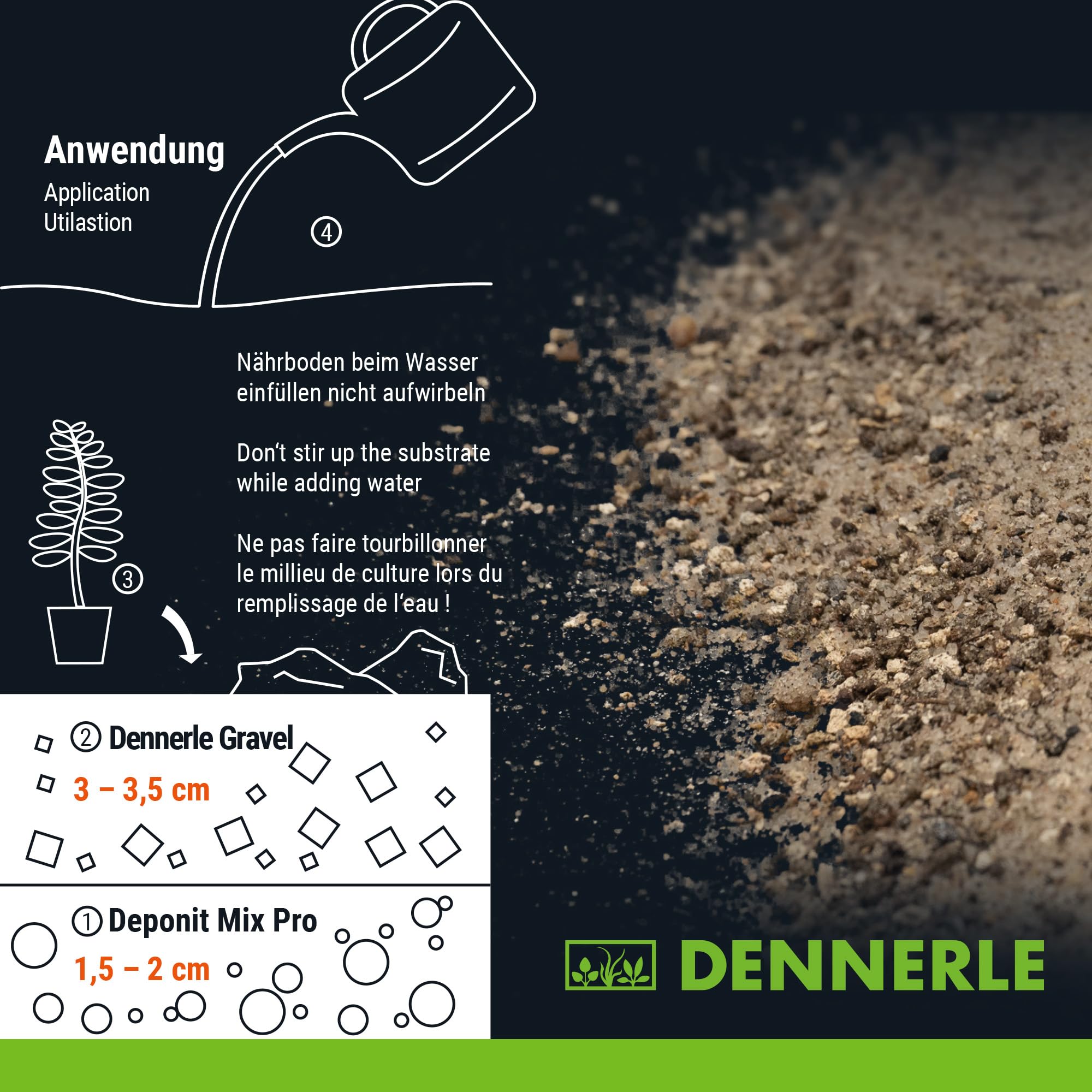 Dennerle Nano deponit Mix, 1 kg
