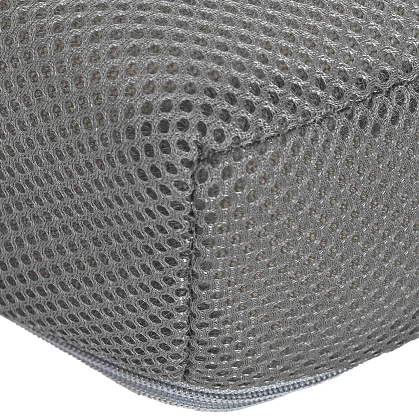 Poduszka Na Siedzisko Szary 39 x 38 x 8,5 cm Pianka PU z Podłokietnikami
