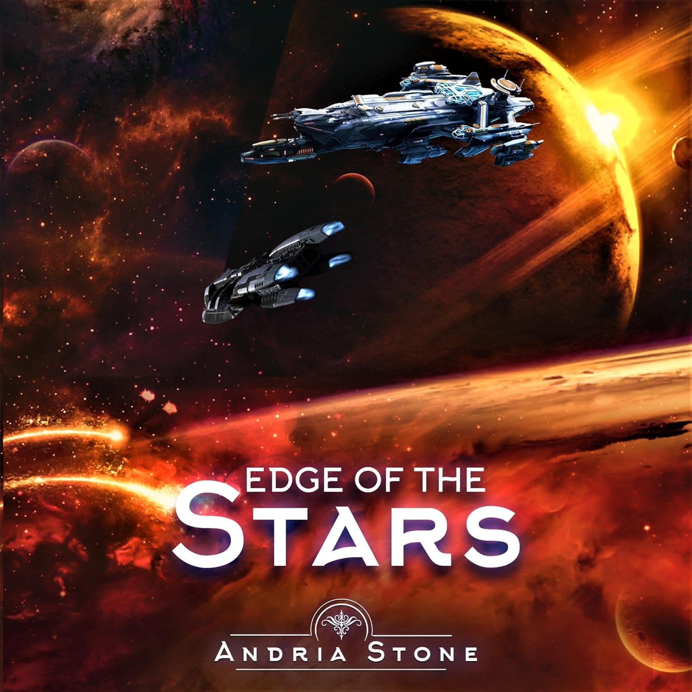 Cover art for Edge of the Stars: A Techno-Thriller Science Fiction Novel
