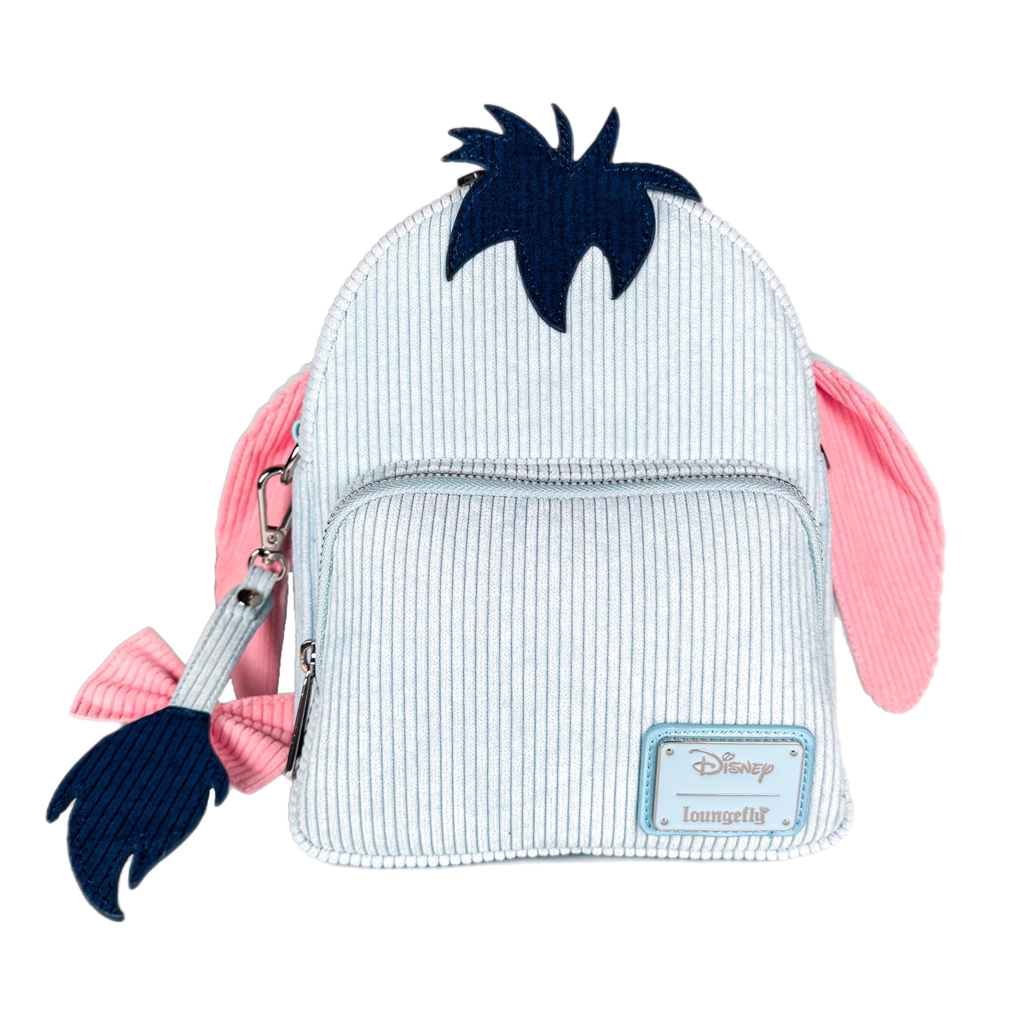 Loungefly Eeyore Corduroy Convertible Crossbody Mini Backpack