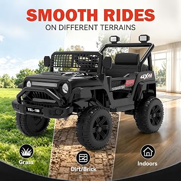 12V Ride on Toys with Remote Control, Ride on Truck