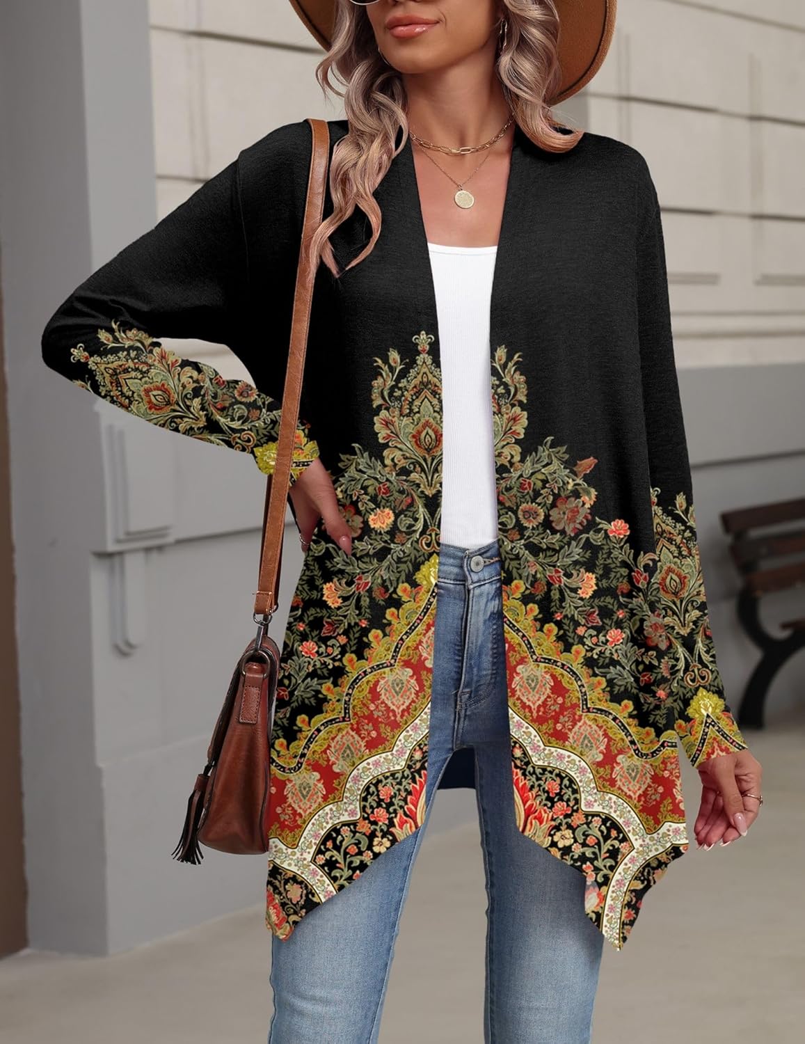 Zeagoo Womens Cardigan Long Sleeve Lightweight Cardigan Draped Open Front Loose Casual 2026 Fashion Clothing - Image 3