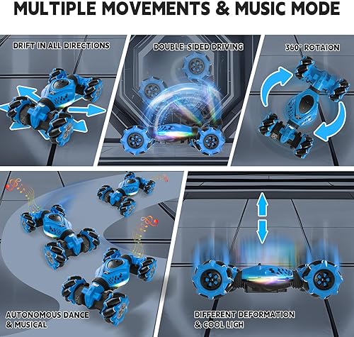 Miniatura 3 de Coche de control remoto para niños 4-7 (azul)