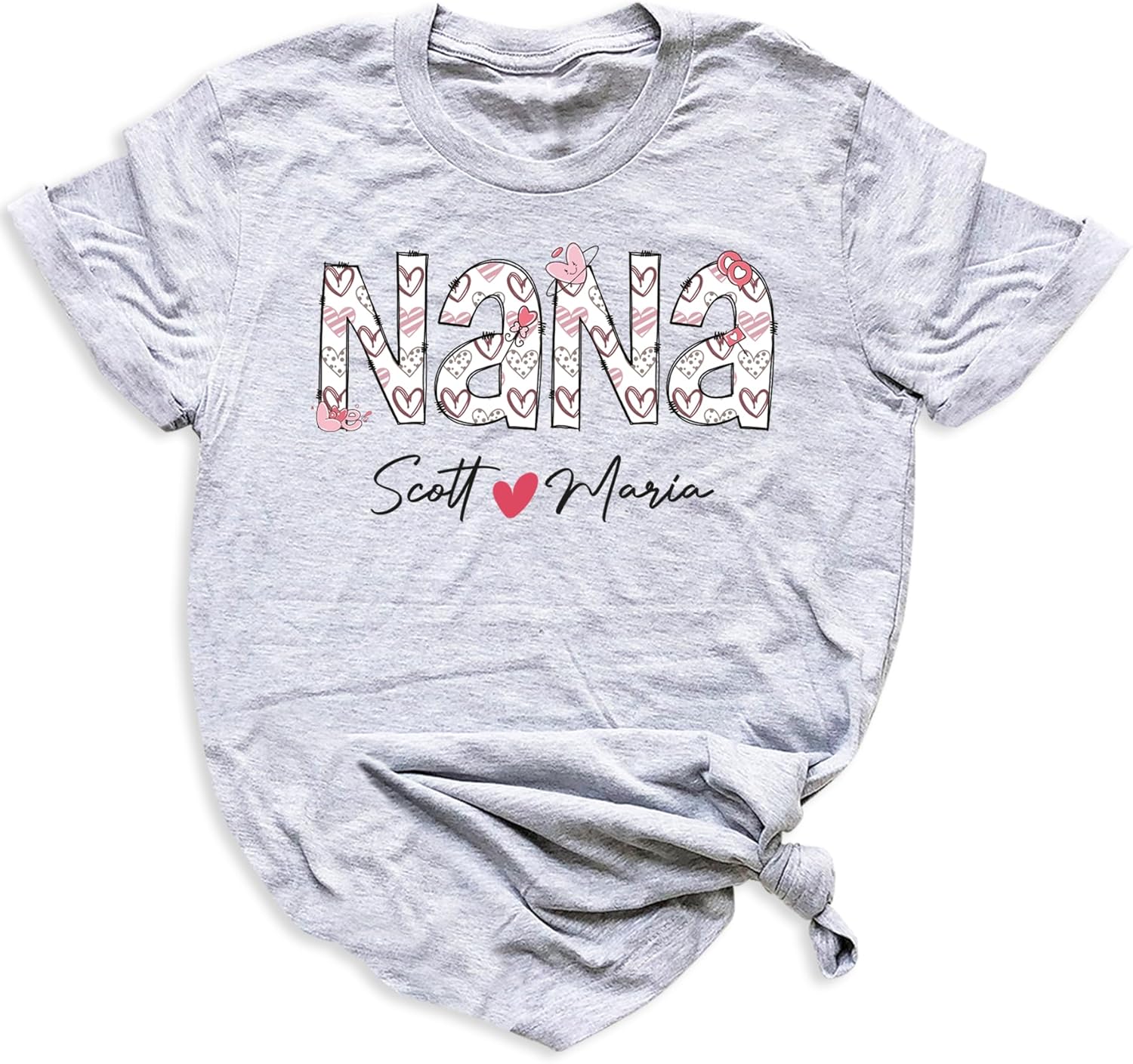 Nana Shirt With Grandkids Names, Custom Grandma Shirt, Custom Nana Shirt, Personalized Nana T-shirt Mother's Day Shirt, Personalized Grandma Shirt, Gift For Nana, Nana T-shirt, Grandma Christmas Gift - Image 5