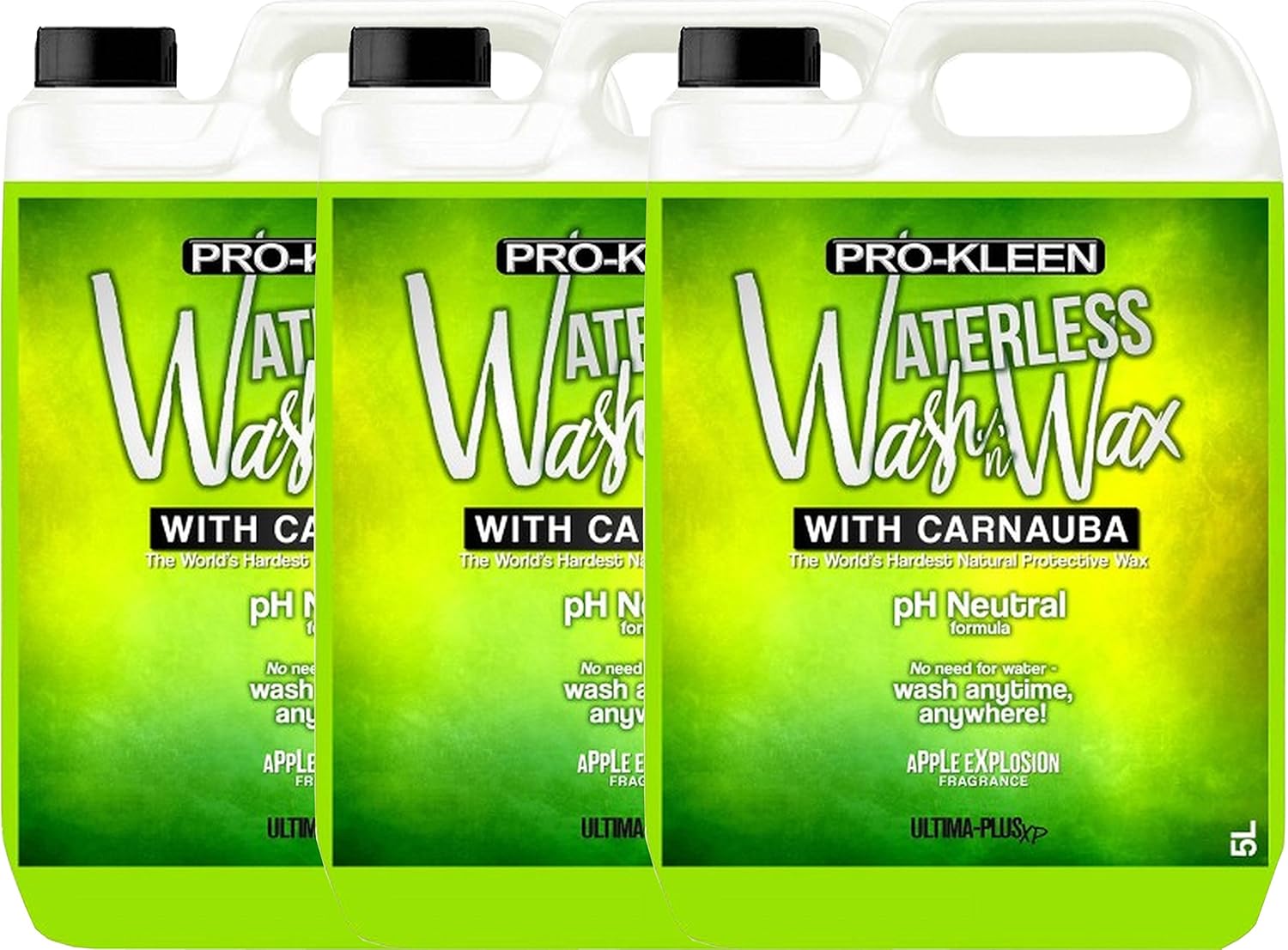 ProKleen UltimaPlus XP pH Neutral 3 x 5 Litres Apple Explosion Car