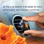 Febreze Automatique Air Rafraîchissant Vent Clip Hawaïen Aloha, 2ml Clip d'évent de voiture, boîte de 3