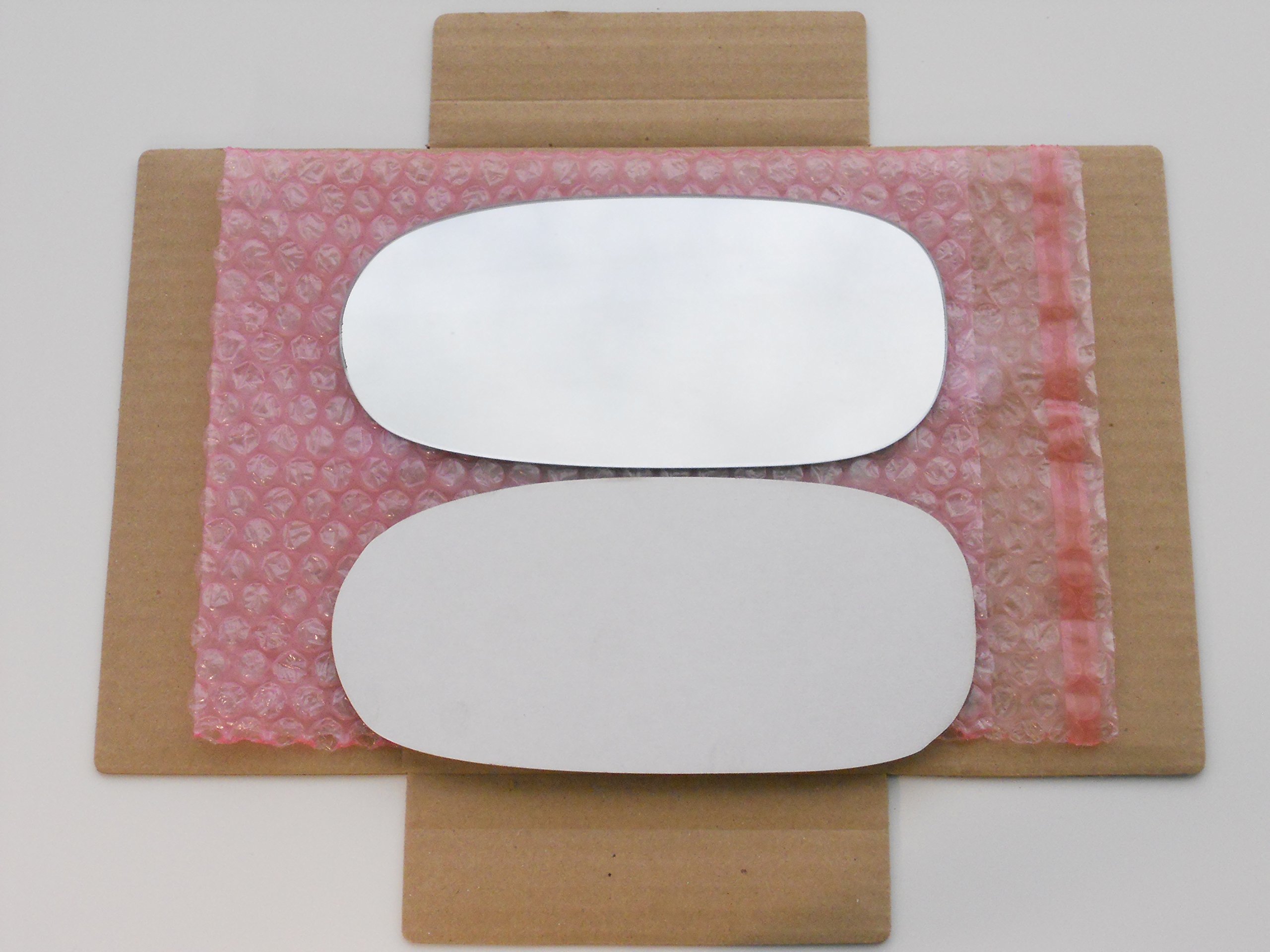 New Replacement Mirror Glass with FULL SIZE ADHESIVE for CHEVROLET CORVETTE C5 CHEVY SSR Driver Side View Left LH