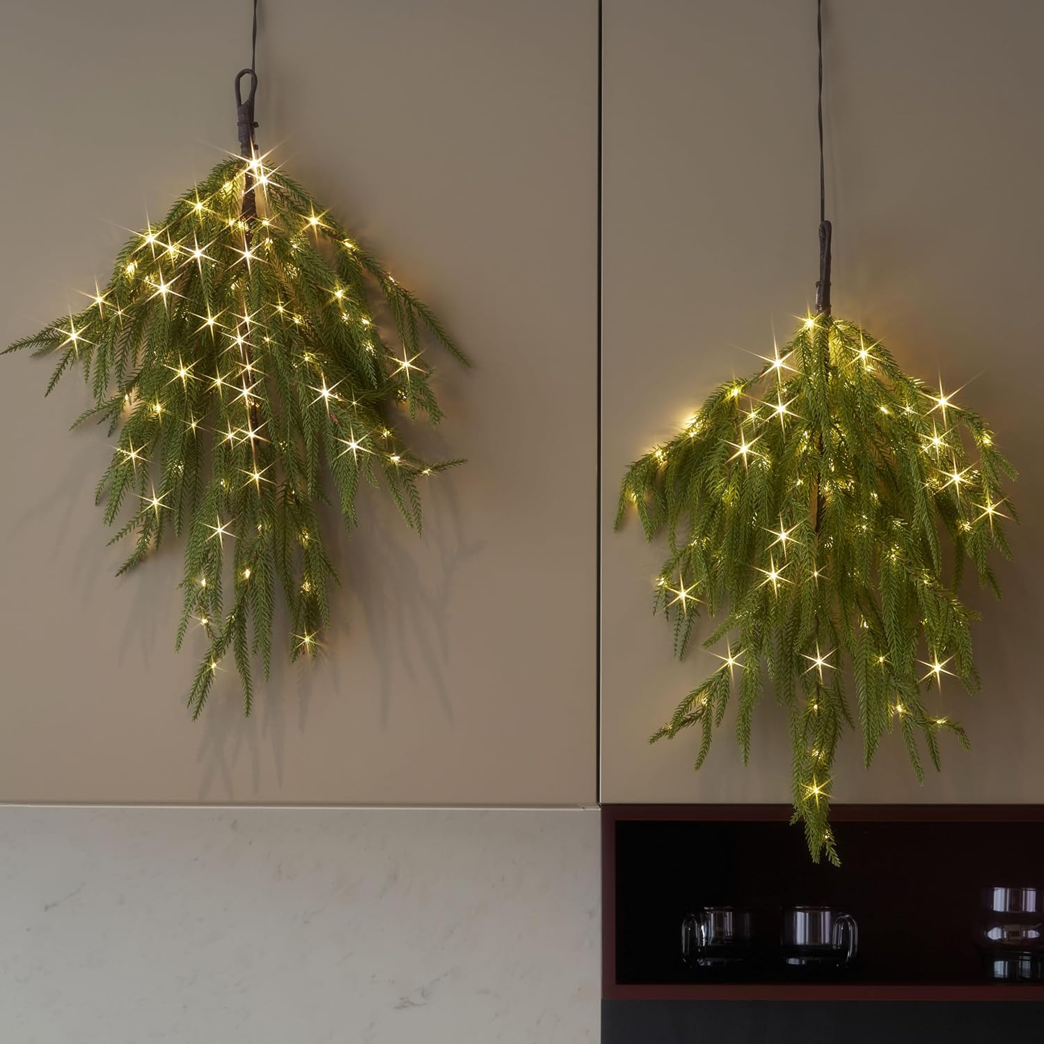 Hairui Lighted Pine Swag 96L 39IN