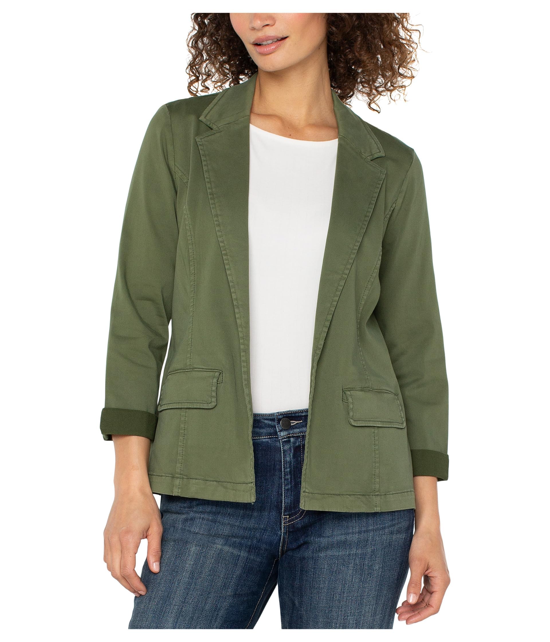 Liverpool Womens Soft Touch Twill Fitted Blazer
