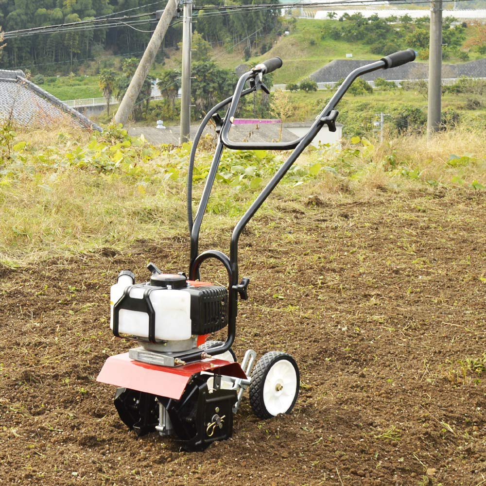耕運機 国華園 エンジン式 排気量42.7ml 耕幅300mm 家庭用 耕耘機 Amazon | 耕運機 国華園 エンジン式 排気量42.7ml 耕幅300mm 家庭用