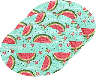MAOBLYR Quick Absorption Household Cleaning Sponge,Double-Sided Reusable3.54x2.56In,Kitchen Tableware Multi-Purpose Cleaning 3 Sets-Daisy Watermelon