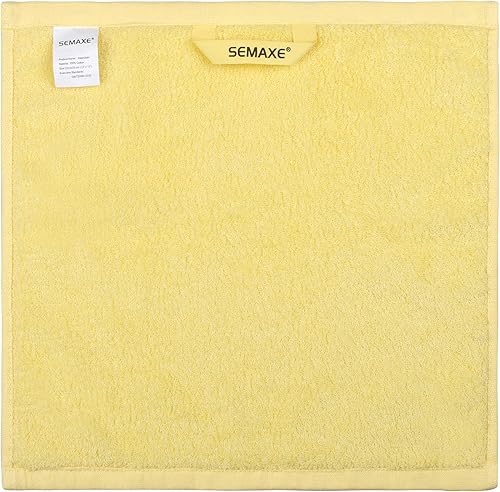 Miniatura 7 de SEMAXE Juego de toallas de baño para baño, toalla de algodón absorbente y suave de fibra larga, juego de toallas de 6 piezas de calidad de hotel y